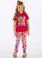 Up Baby - Conjunto Infantil Blusa e Legging Vermelho - variação: Vermelho