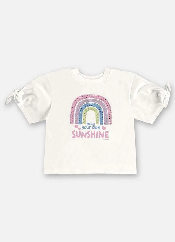 Up Baby - Conjunto Infantil Blusa e Short Bege 3