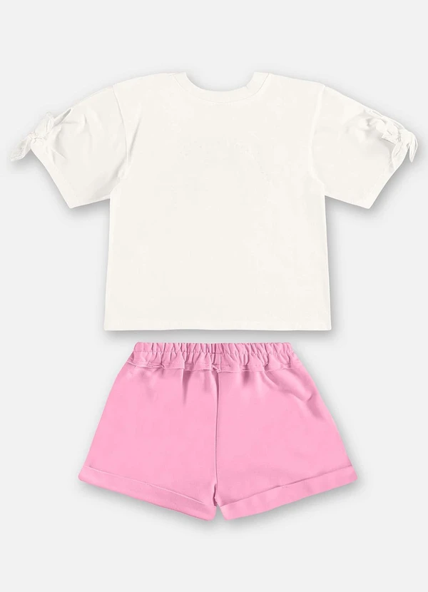 Up Baby - Conjunto Infantil Blusa e Short Bege 5
