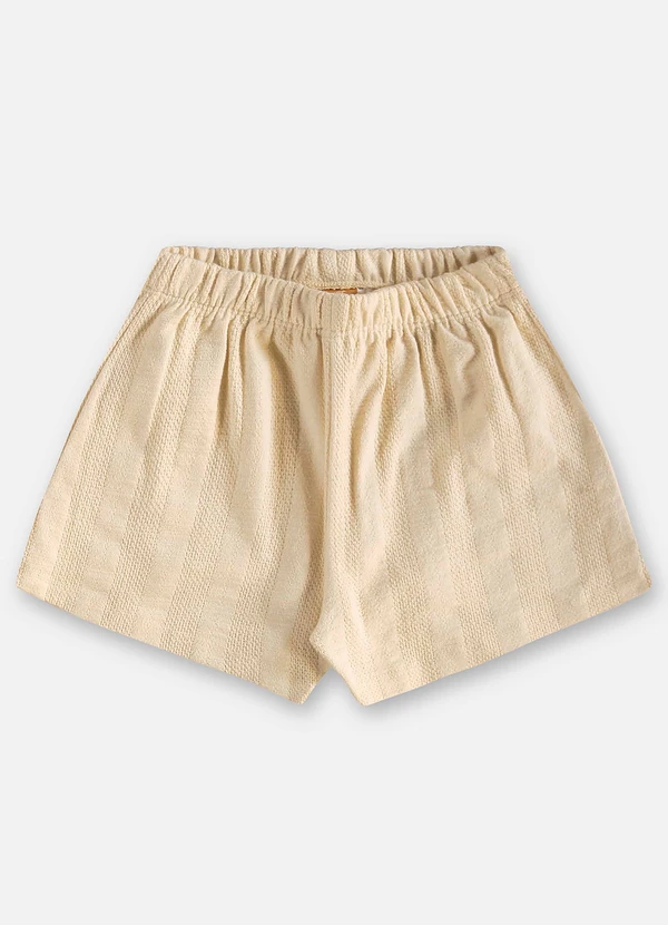 Up Baby - Conjunto Infantil Blusa e Short Bege 5