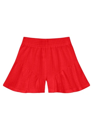Duduka - Conjunto Infantil Blusa e Short  Bordô - DUDUKA