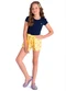 Duduka - Conjunto Blusa e Short Libélula Vermelho - variação: Azul