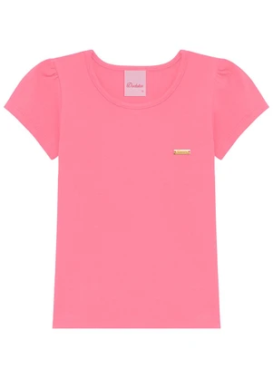 Duduka - Conjunto Infantil Blusa e Short Libélula  Rosa - DUDUKA
