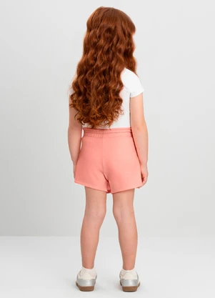 Conjunto Infantil Blusa e Short Quimby Branco - QUIMBY