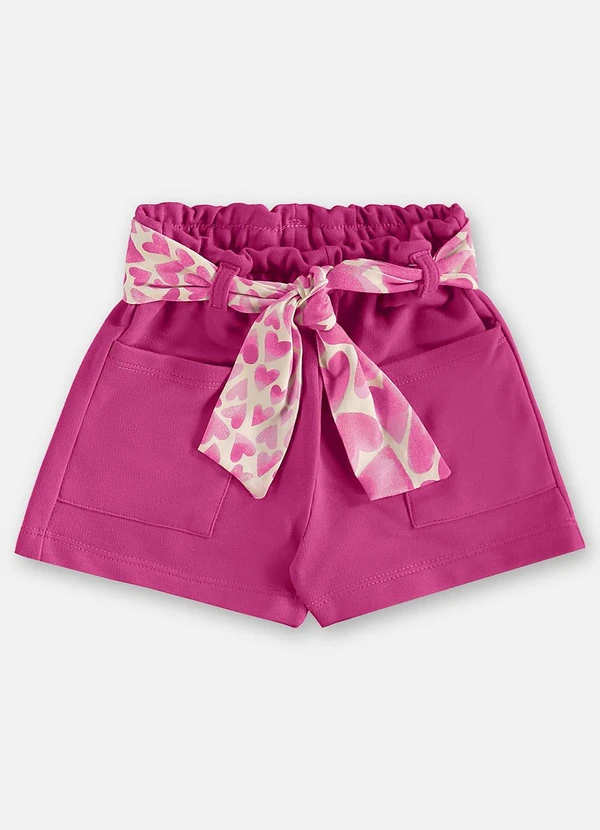 Up Baby - Conjunto Infantil Blusa e Short Rosa 4