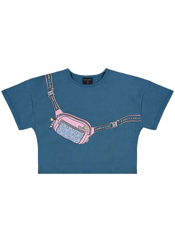 Guloseima - Conjunto Infantil Blusa e Shorts Azul 3