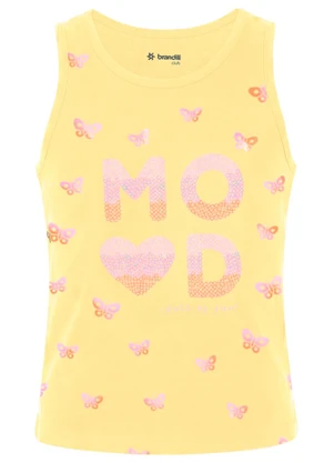 Brandili - Conjunto Infantil Borboletas Amarelo - BRANDILI