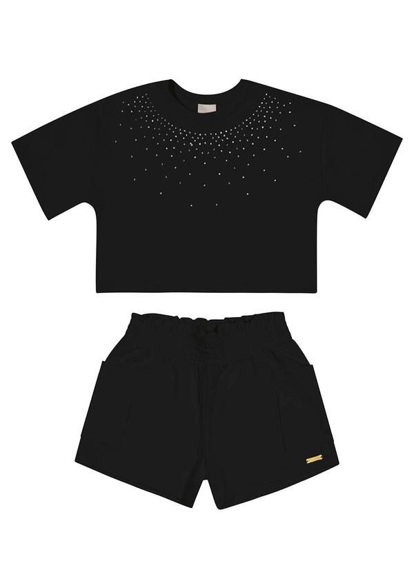 Colorittá - Conjunto Infantil  Brilhante Colorittá Preto