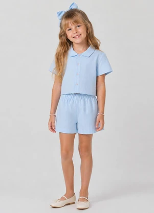 Trick Nick - Conjunto Infantil Camisa e Short Azul - TRICK NICK