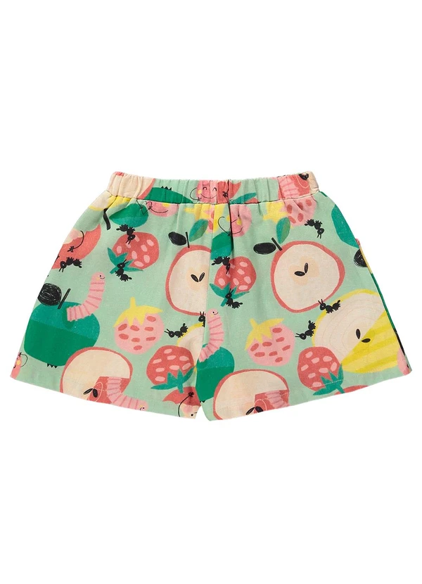 Três e Já - Conjunto Infantil Camisa e Short Verde 7
