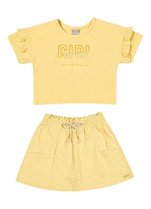 Colorittá - Conjunto Infantil Charmoso Colorittá Amarelo