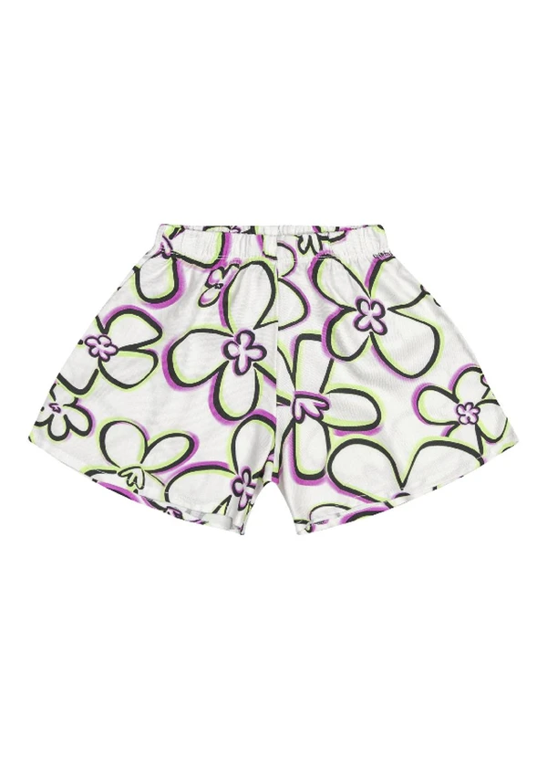 Quimby - Conjunto Infantil com Bata e Short Bege 4