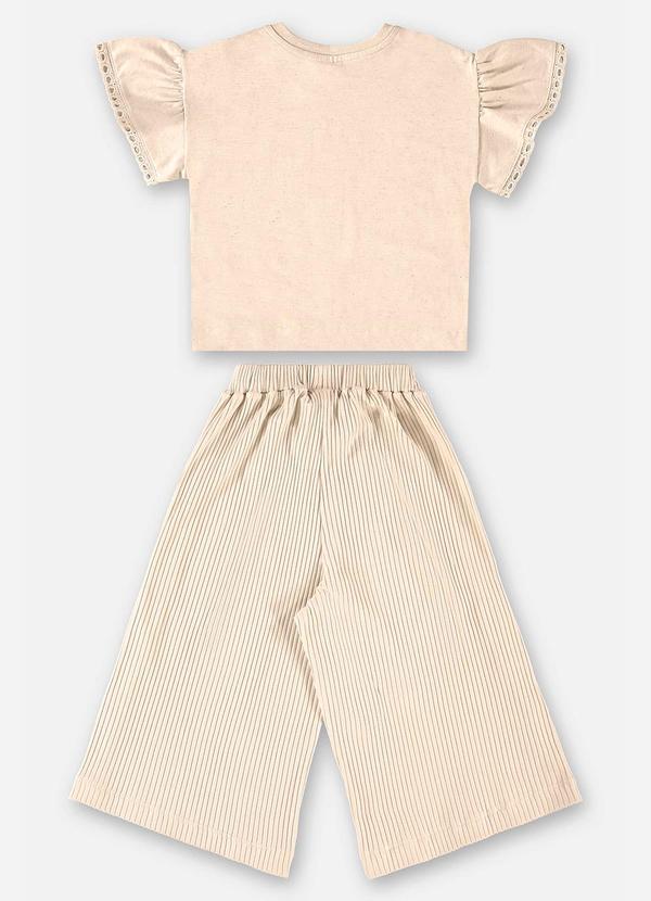 Up Baby - Conjunto Infantil com Blusa e Calça Bege 3