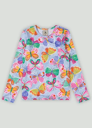Conjunto Infantil com Blusa e Calcinha Quimby Roxo - QUIMBY