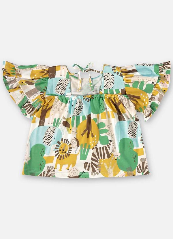 Up Baby - Conjunto Infantil com Blusa e Short Bege 6