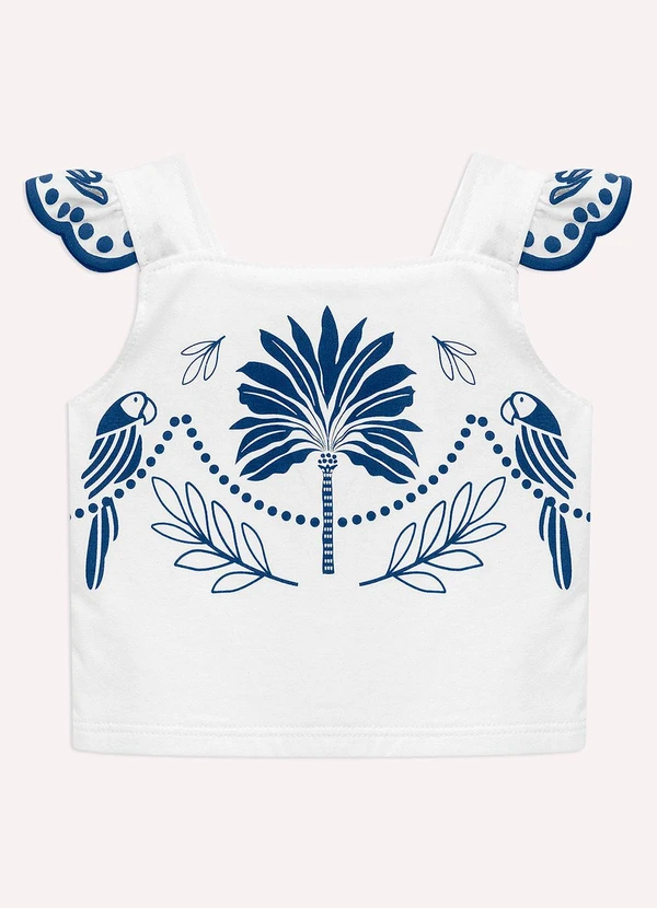 Nanai - Conjunto Infantil com Corte a Laser Branco 4