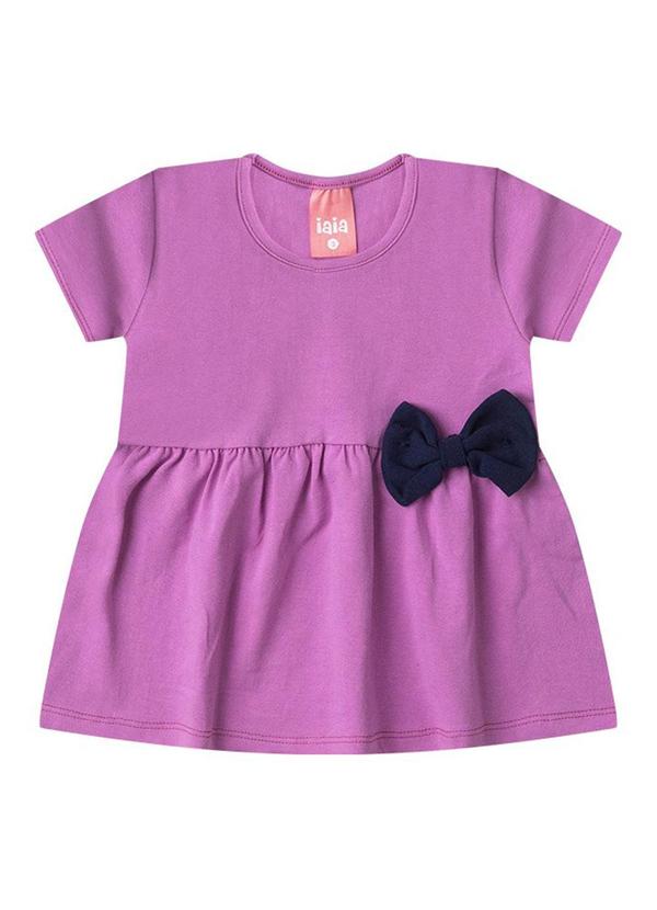 Rosa Azul - Conjunto Infantil com Laço na Lateral Iaia Roxo 2