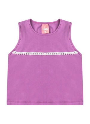 Rosa Azul - Conjunto Infantil com Pompom Verão Iaia Roxo - ROSA AZUL
