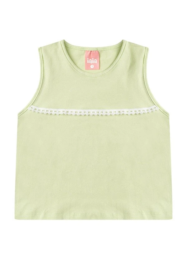 Rosa Azul - Conjunto Infantil com Pompom Verão Iaia Verde 2