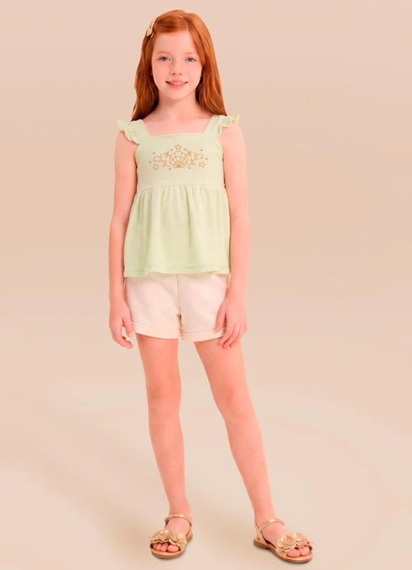 Mundi - Conjunto Infantil Conchas e Estrelas Verde