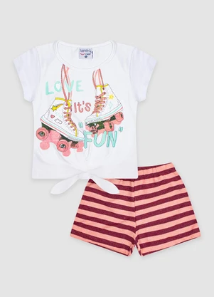 Turminha - Conjunto Infantil Cotton Bran - TURMINHA