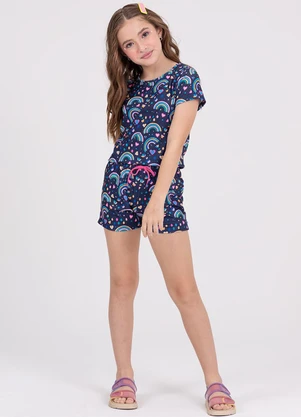 Vida Costeira - Conjunto Infantil Cropped Sonhos Azul - VIDA COSTEIRA