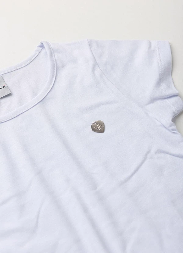 Vida Costeira - Conjunto Infantil Cropped Transpassado Branco 5