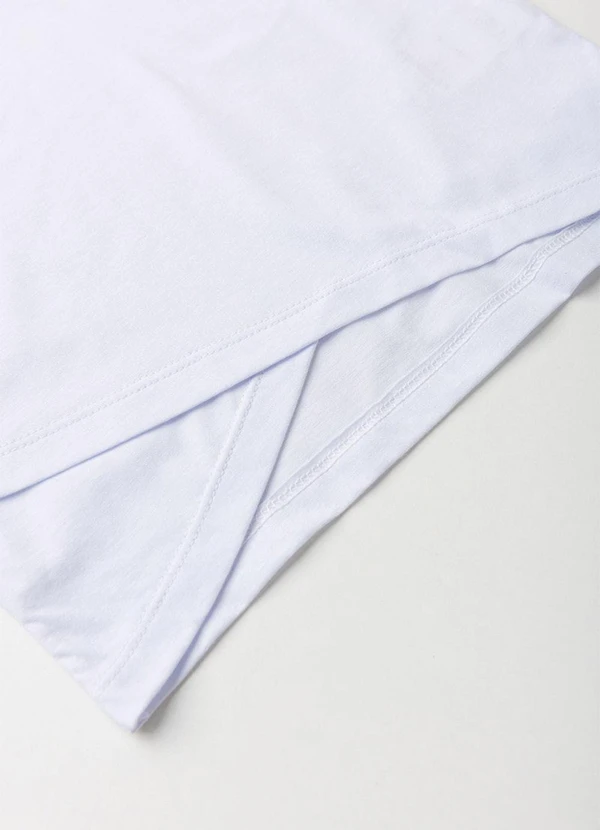 Vida Costeira - Conjunto Infantil Cropped Transpassado Branco 6