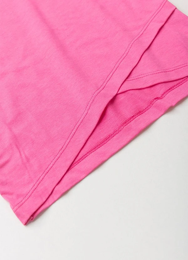 Vida Costeira - Conjunto Infantil Cropped Transpassado Rosa 5