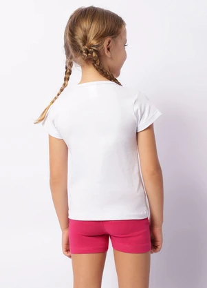 Torra - Conjunto Infantil Curto Estampa Gatinho Branco - TORRA