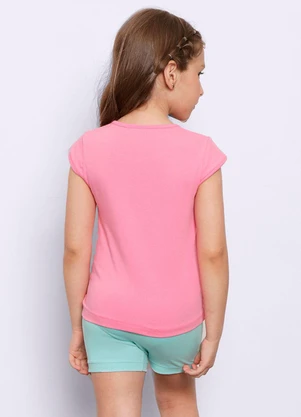 Torra - Conjunto Infantil Curto Estampado Rosa - TORRA
