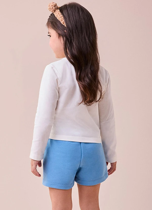 Momi - Conjunto Infantil de Ursinha de Moletom Azul 2