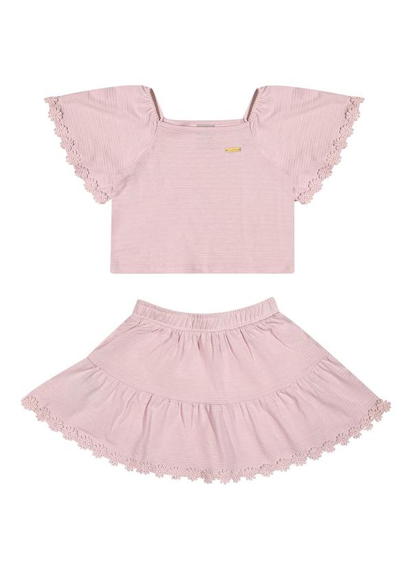 Colorittá - Conjunto Infantil Detalhes Colorittá Rosa