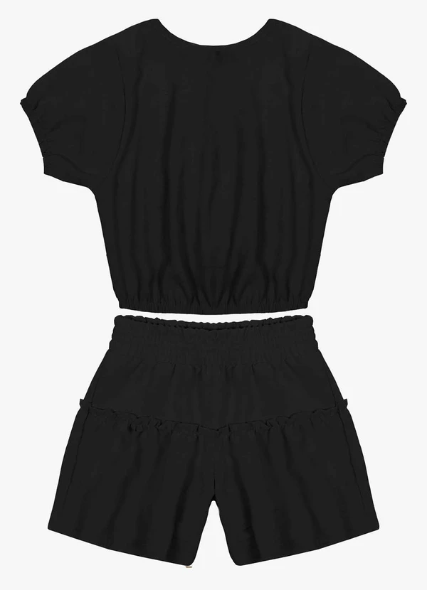 Trick Nick - Conjunto Infantil em Air Flow Preto 2