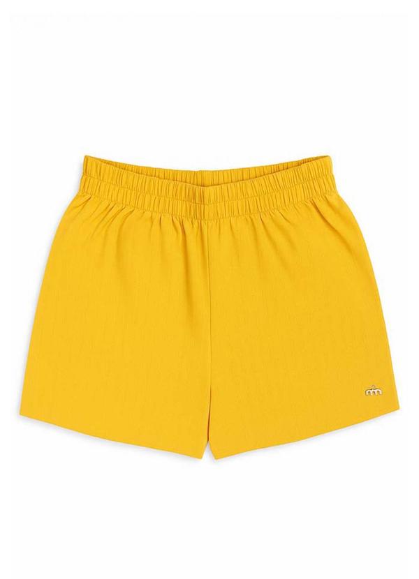 Milli e Nina - Conjunto Infantil em Tecido Tenerife Amarelo 3