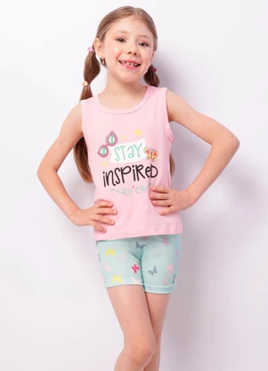 Torra - Conjunto Infantil Estampa Borboletas Rosa - TORRA