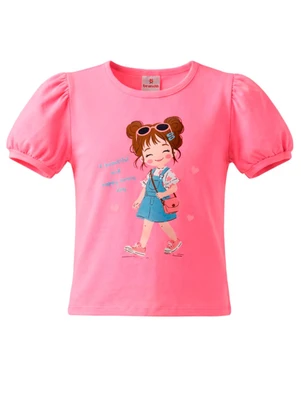 Brandili - Conjunto Infantil Estampa Meninas Rosa - BRANDILI
