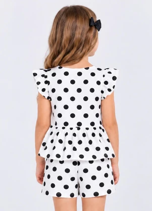 Select - Conjunto Infantil Estampado Branco - SELECT
