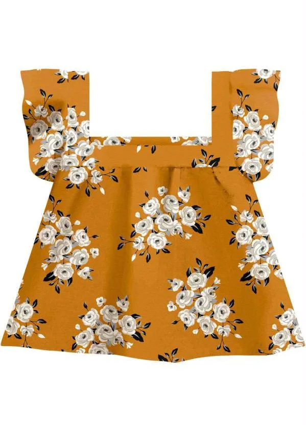 Milon - Conjunto Infantil MeninaAmarelo 2