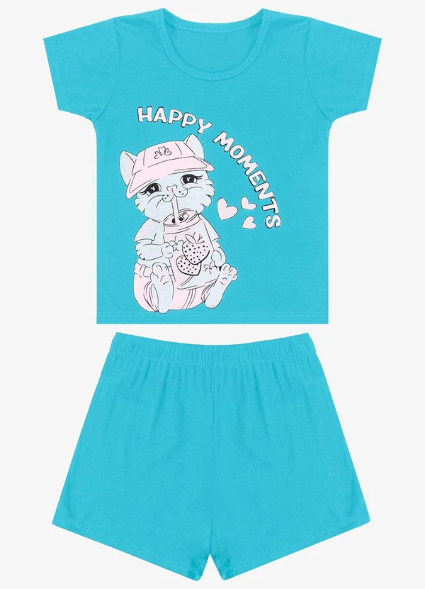 Select - Conjunto Infantil Feminino Azul 3