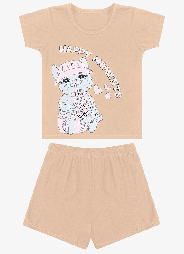 Select - Conjunto Infantil Feminino Bege 3