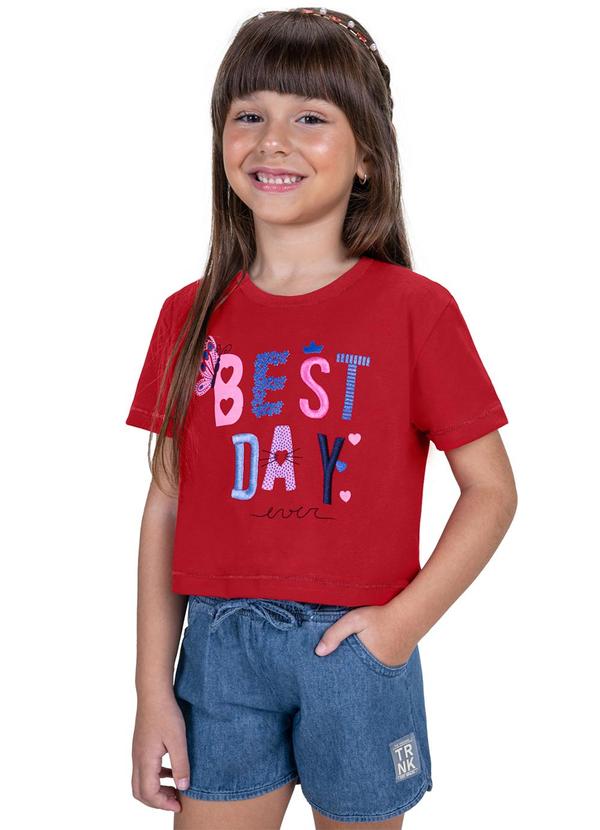 Trick Nick - Conjunto Infantil Feminino Best Day Vermelho