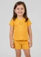 Select - Conjunto Infantil Blusa e Short Vermelho - variação: Amarelo