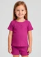 Select - Conjunto Infantil Blusa e Short Vermelho - variação: Rosa