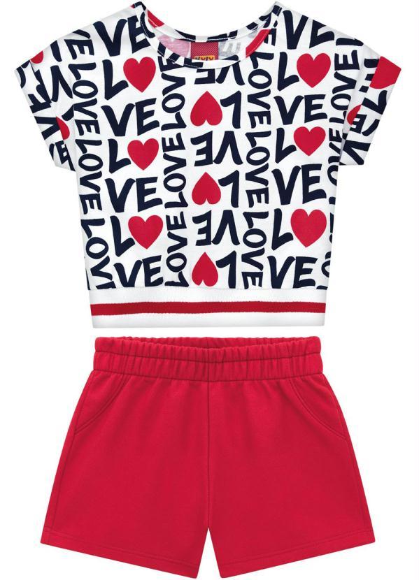 Kyly - Conjunto Infantil Feminino Branco 2