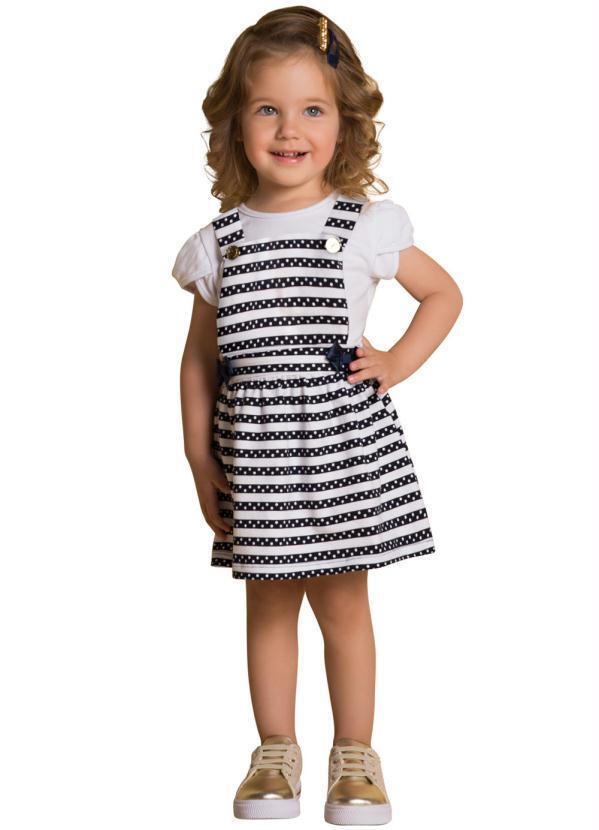 Milon - Conjunto Infantil Feminino Branco