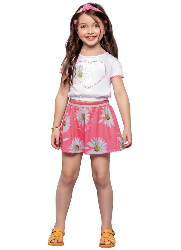 Nanai - Conjunto Infantil Feminino Branco