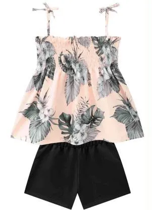 Milon - Conjunto Infantil MeninaLaranja - MILON