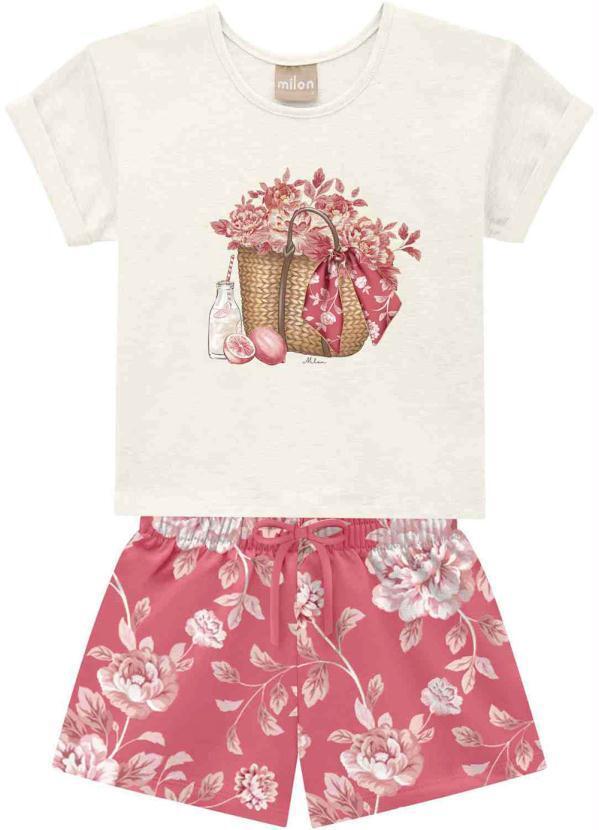 Milon - Conjunto Infantil Feminino Mescla