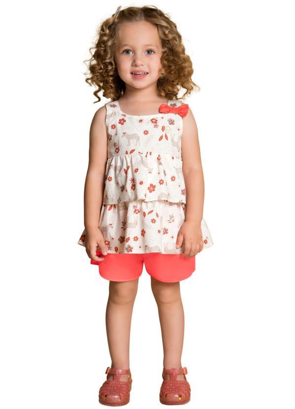 Milon - Conjunto Infantil MeninaOff White